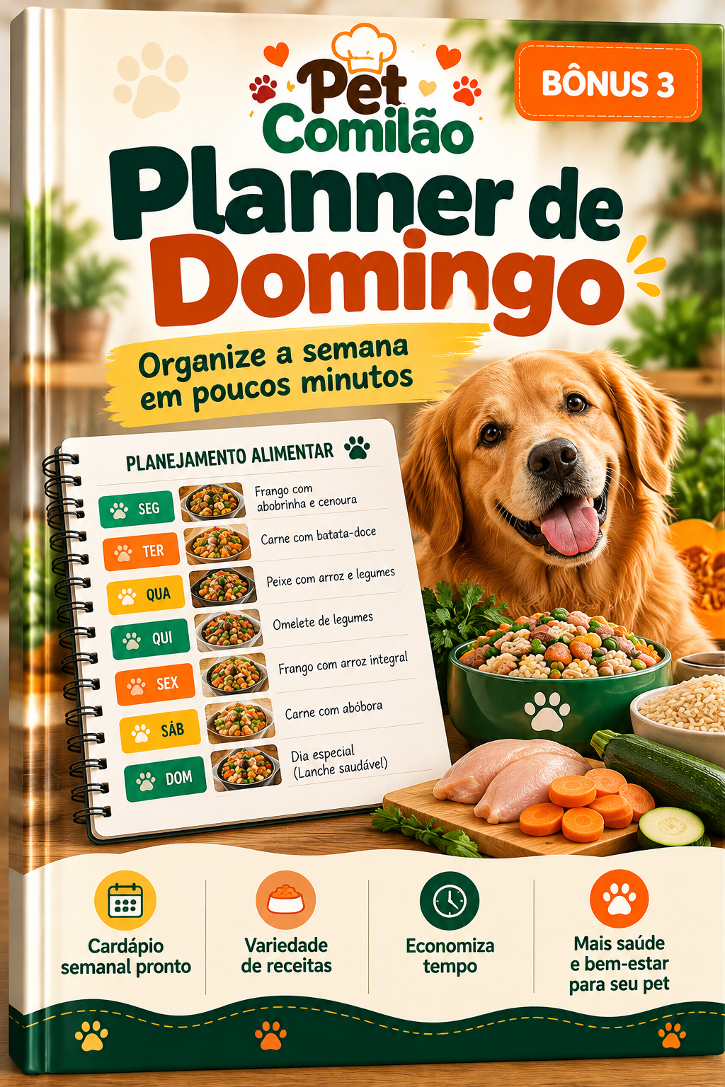 Capa do bônus 3: Planner de Domingo